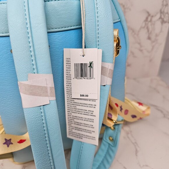 NWT Disney Loungefly LILO STITCH SCRUMP Beach Sand Castle Backpack - Picture 6 of 8